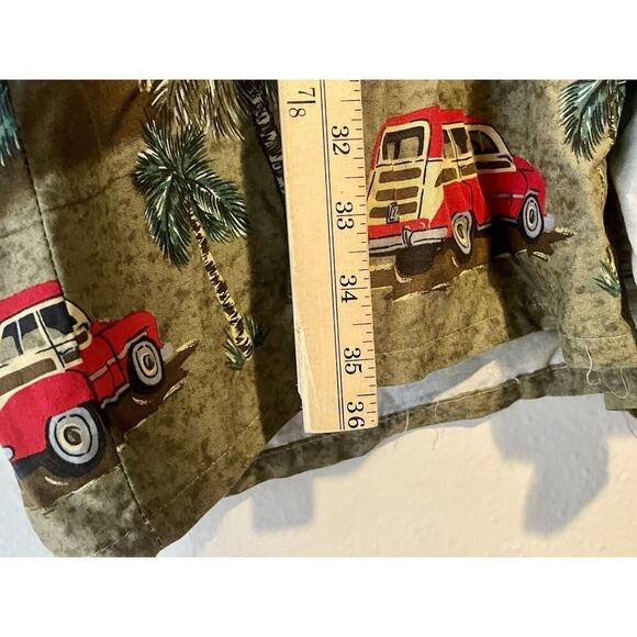 VTG Pineapple Connection Hawaiian Tropical Mens Small Button Up Shirt 2XT - Picture 5 of 7